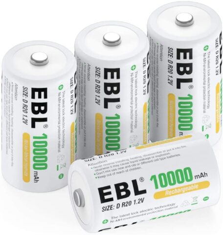 EBL D Rechargeable Batteries