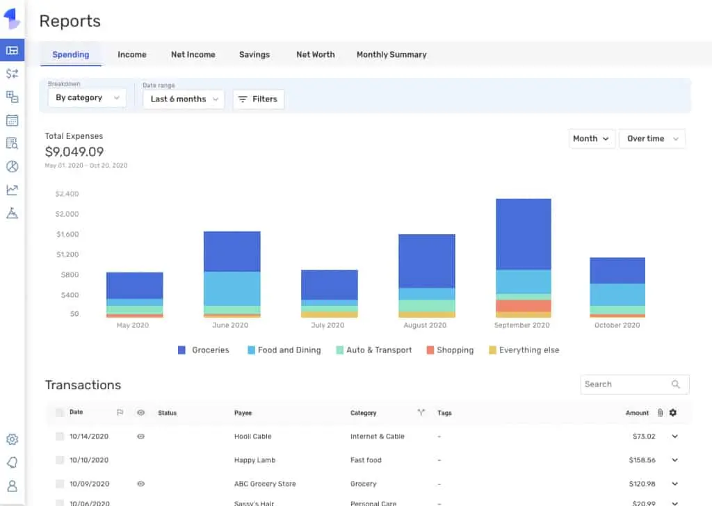 Simplifi by Quicken - A dynamic perspective of your financial health! 1 Simplifi